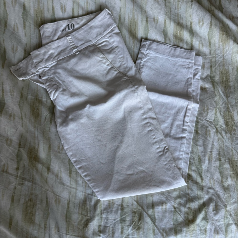 J. Crew Classic White Pants